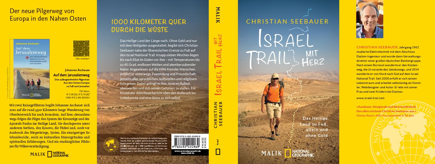 Umschlag Israel Trail mit Herz