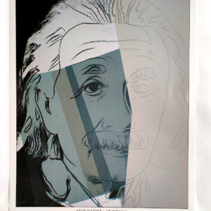 Andy Warhol - Albert Einstein - (c) the Andy Warhol Foundation for The Visual Arts, Inc., Kunstposter mit Spnede für gemeinnütziges Engagement, mit freudlicher Genehmigung der AKIM e.V.