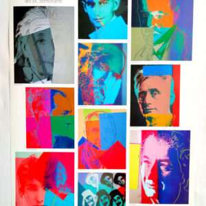 Zehn Selbstbildnisse von Juden des XX. Jahrhunderts, Poster, (c) the Andy Warhol Foundation for The Visual Arts, Inc., Kunstposter mit Spnede für gemeinnütziges Engagement, mit freudlicher Genehmigung der AKIM e.V.