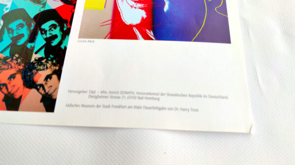 Zehn Selbstbildnisse von Juden des XX. Jahrhunderts, Poster, (c) the Andy Warhol Foundation for The Visual Arts, Inc., Kunstposter mit Spnede für gemeinnütziges Engagement, mit freudlicher Genehmigung der AKIM e.V.