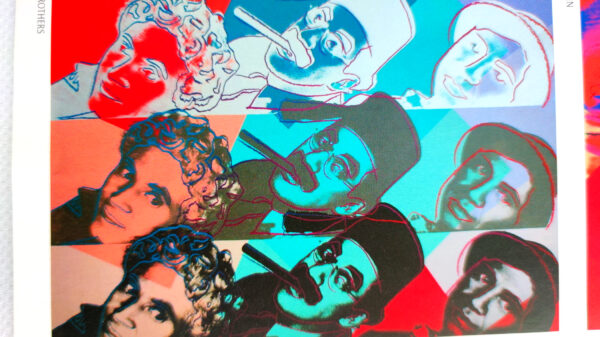 Kunstdruck Andy Warhol: Albert Einstein, Martin Buber, Sarah Bernhardt, Louis Brandeis, Golda Meir, George Gershwin, Franz Kafka, Sigmund Freud, Gertrude Stein, The Max Brothers