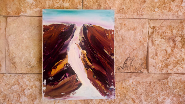 Gishron Cliffs Israel-Gemälde auf Leinwand/ Israel Painting on Canvas Kunstkatalog-Nr: 2282