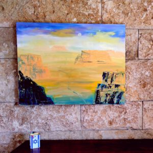 Gemälde Israel Wüste Negev, Ölfarben auf Leinwand